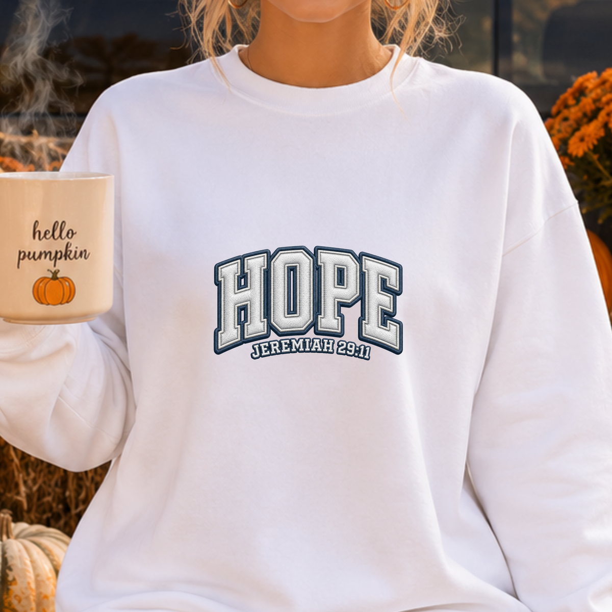HOPE- Crewneck Pullover Sweatshirt