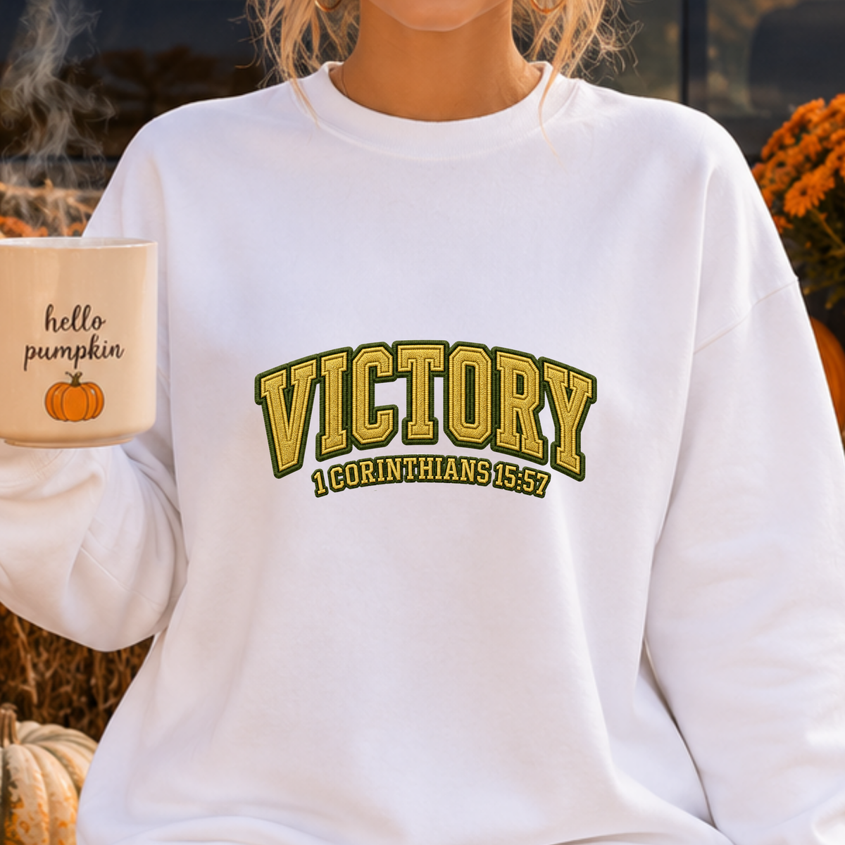 VICTORY Crewneck Pullover Sweatshirt