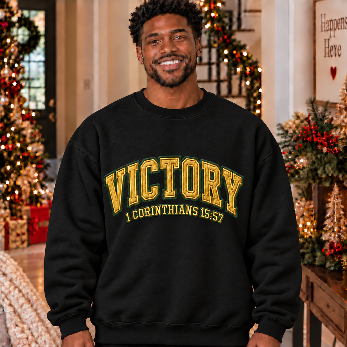 VICTORY Crewneck Pullover Sweatshirt